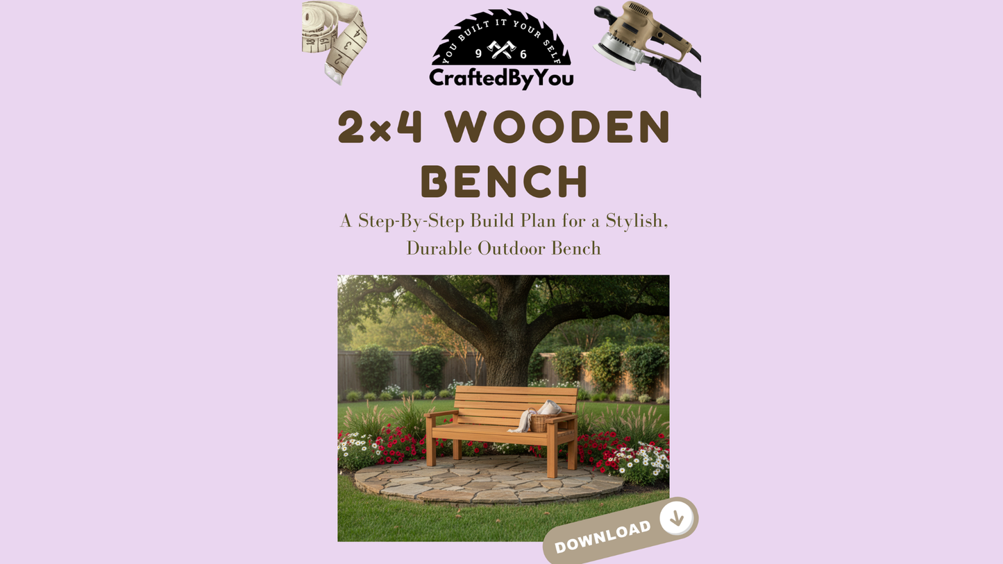 2×4 Wooden Bench _ (Digital Download)