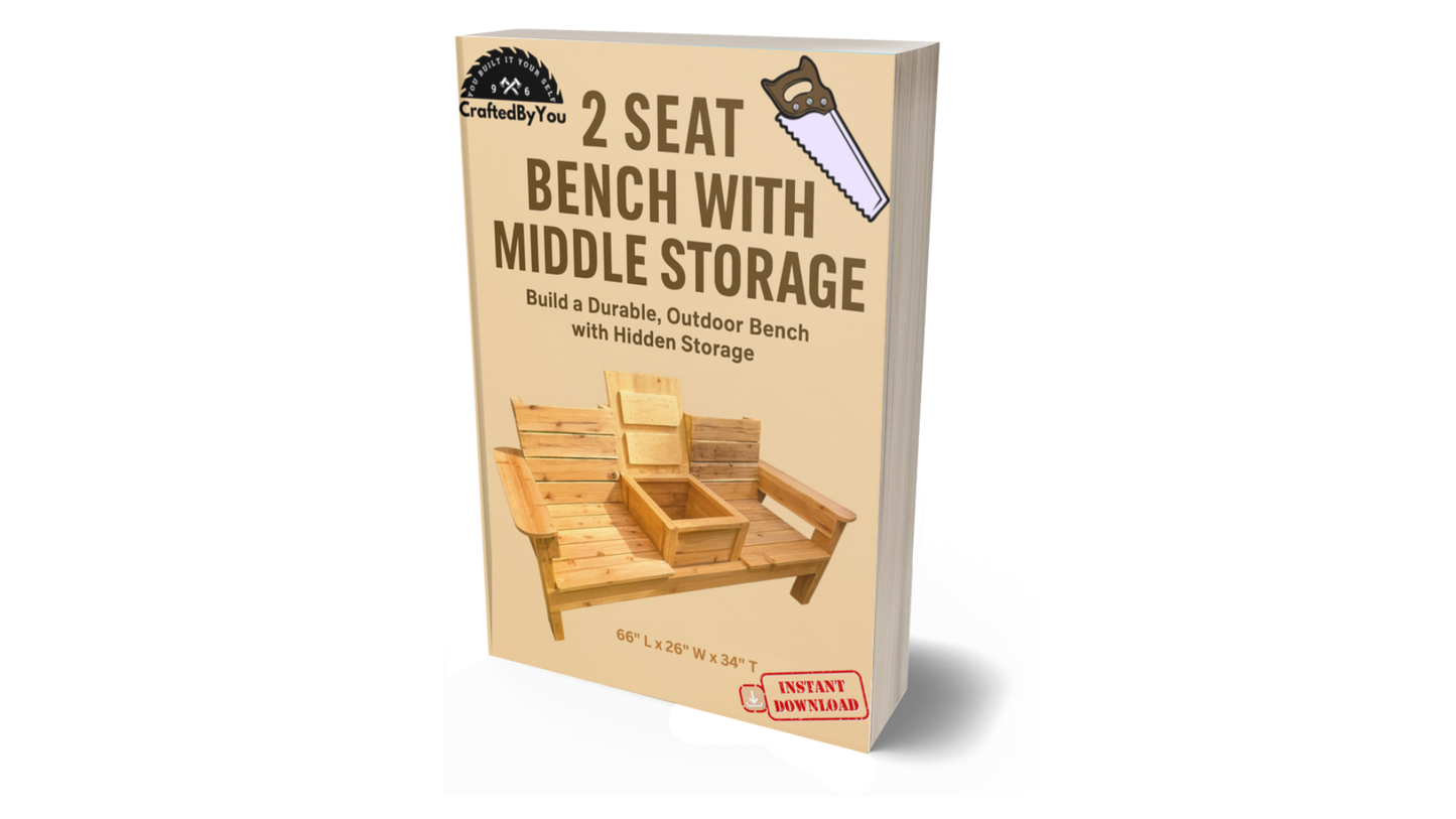 2 SEAT BENCH WITH MIDDLE STORAGE _ (Digital Download)