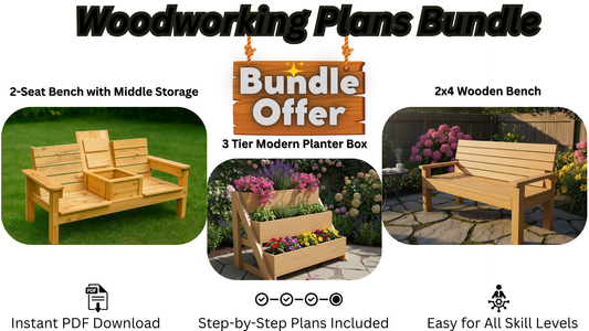 Outdoor Woodworking Bundle – 3 Premium DIY Plans