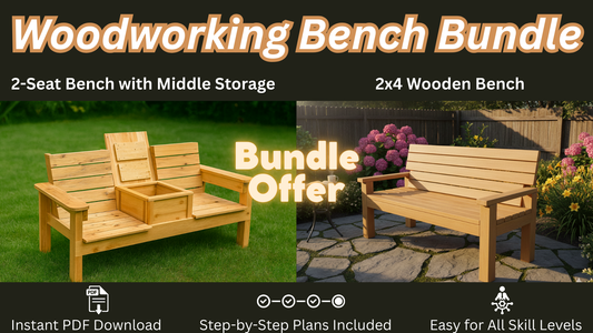 Woodworking Bench Bundle – 2 Premium DIY Plans