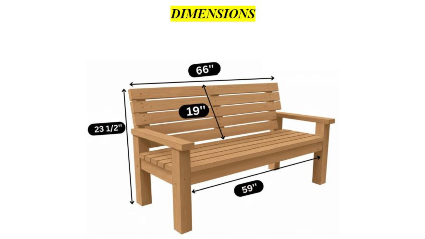 2×4 Wooden Bench _ (Digital Download)