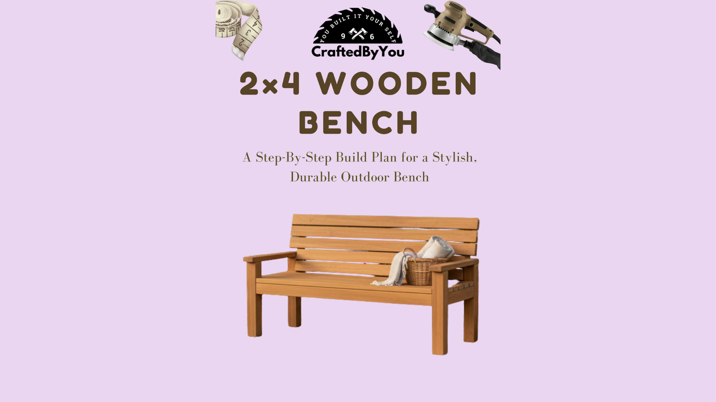 2×4 Wooden Bench _ (Digital Download)